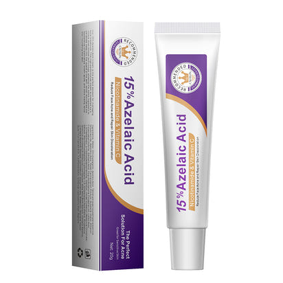 Azelaic Acid 12% Dark Spot Correcting Gel with Vitamin C & Niacinamide - Brightening Treatment for Even Skin Tone
